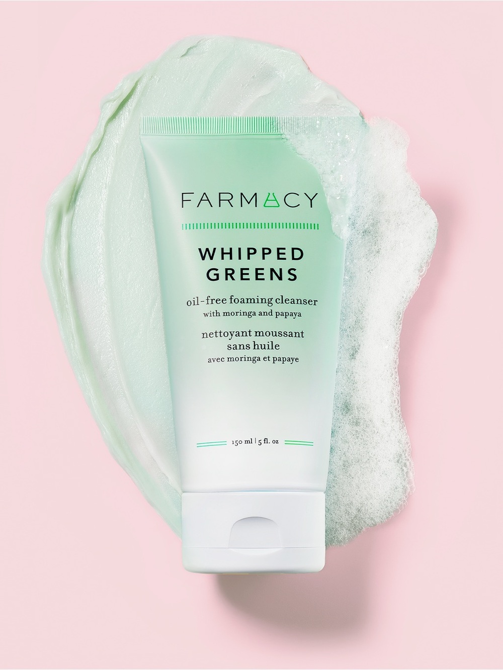 Farmacy Whipped Greens Oil-Free Foaming Cleanser